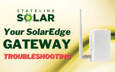SolarEdge Gateway Troubleshooting